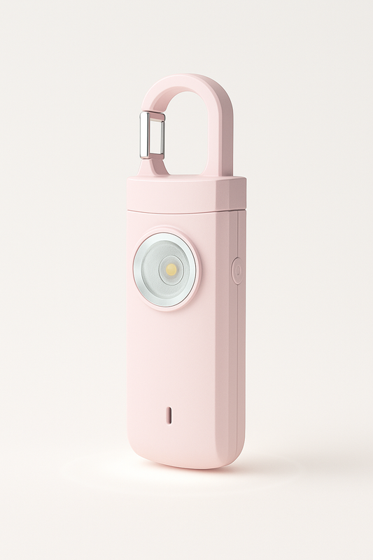 130dB Personal Safety Alarm Keychain – LED Flashlight Emergency Siren for Women & Students